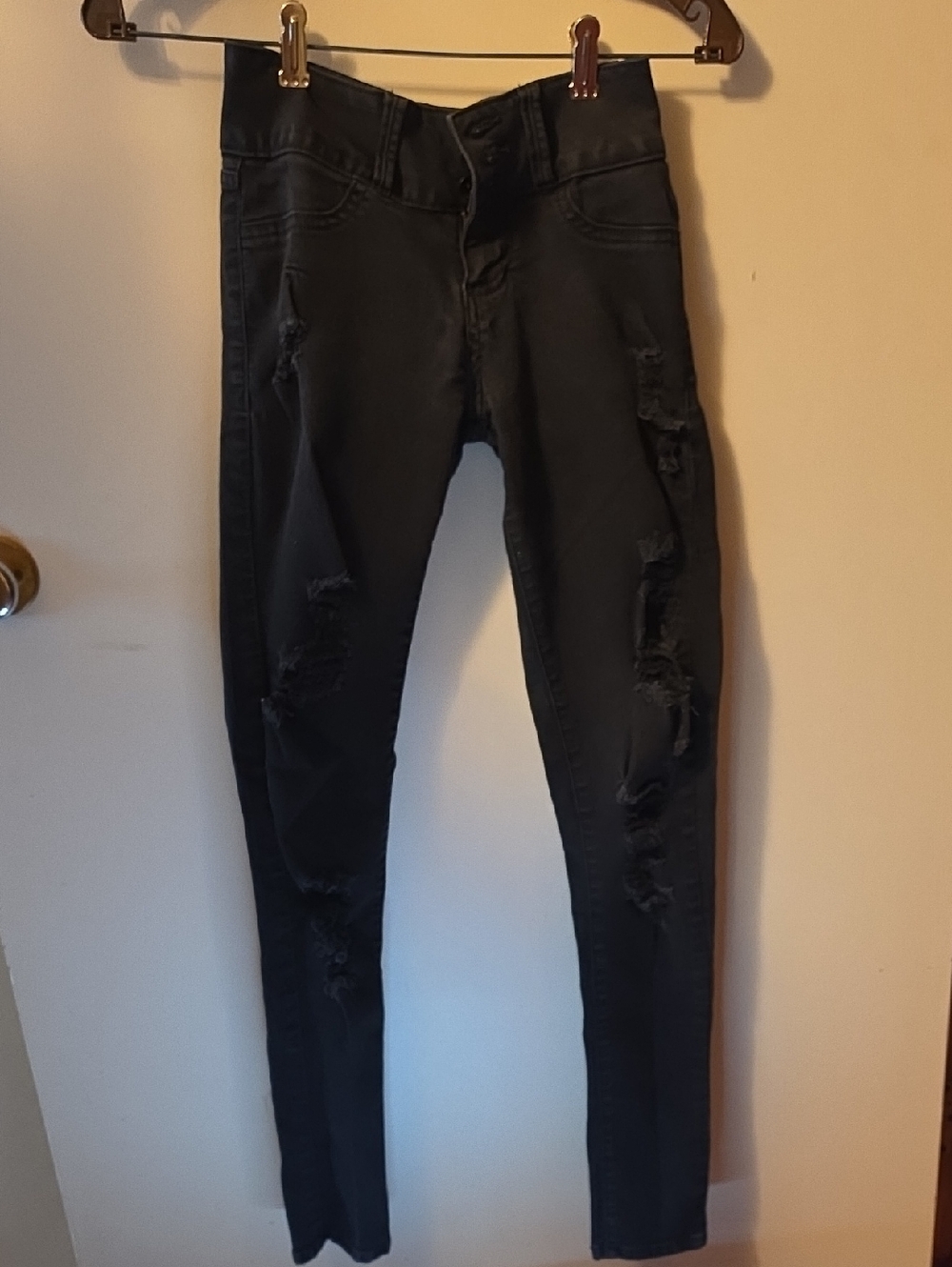 Blackheart Black High-Rise Skinny Jeans